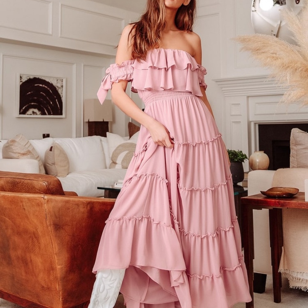 Pink maxi